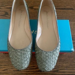 Jean Michel Cazabat Gray Leather flats 37.5
